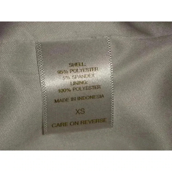 Eva Mendes Career Work Dress Blue Green White Striped Size XS - Picture 10 of 11